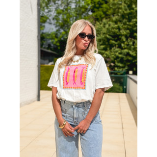 T-shirt court Nori - Blanc