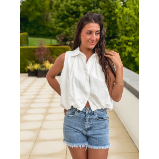 Short en jeans Ysalina - Bleu