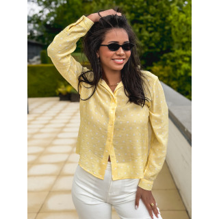 Chemise à pois Merla - Jaune