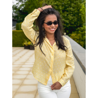 Chemise à pois Merla - Jaune