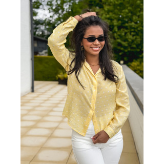 Chemise à pois Merla - Jaune