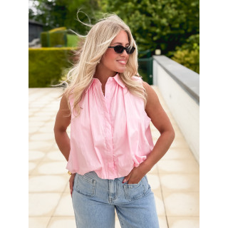 Chemise sans manches Delphia - Rose