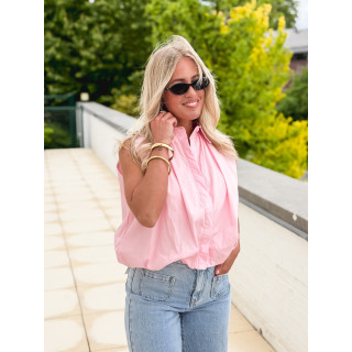 Chemise sans manches Delphia - Rose