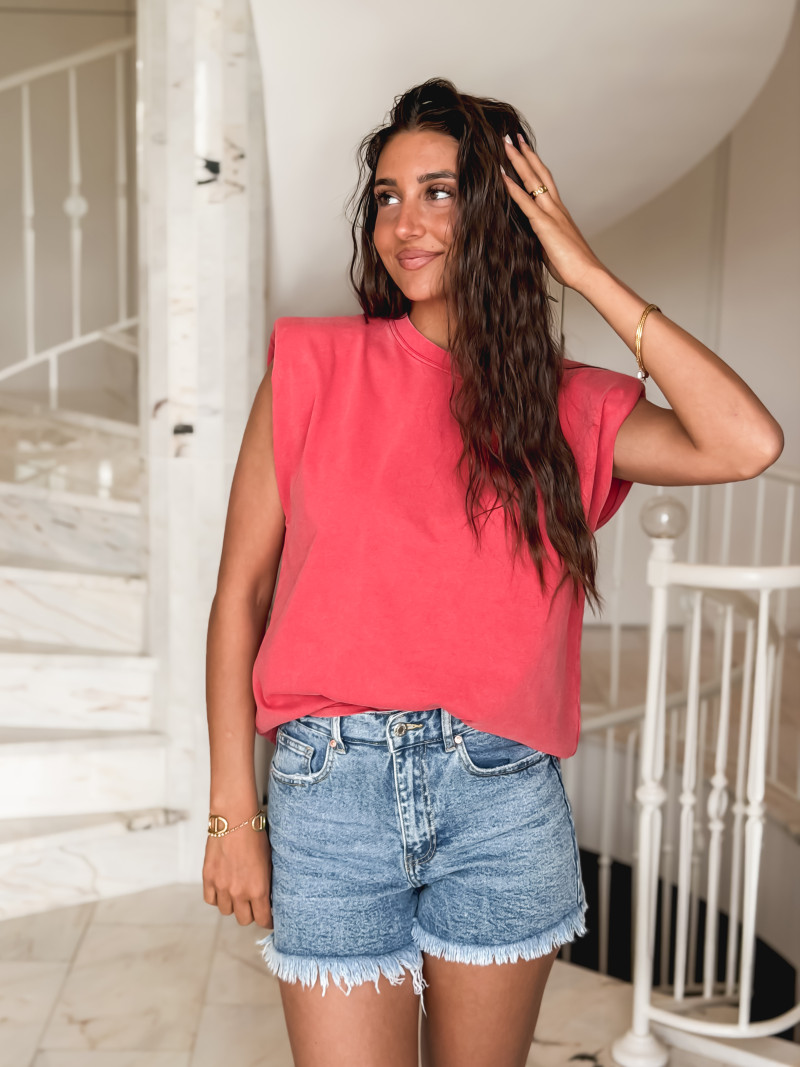 T-shirt America - Rouge