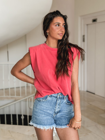 Short en jeans Ysalina - Bleu Short en jeans Ysalina - Bleu