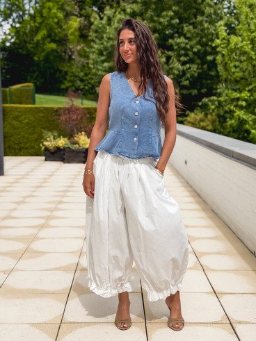 Pantalon Brooklyn - Blanc
