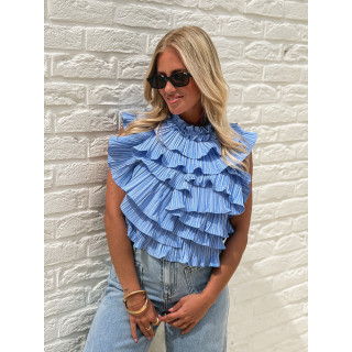 Blouse Paulia - Bleu