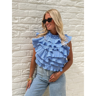 Blouse Paulia - Bleu