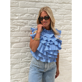 Blouse Paulia - Bleu