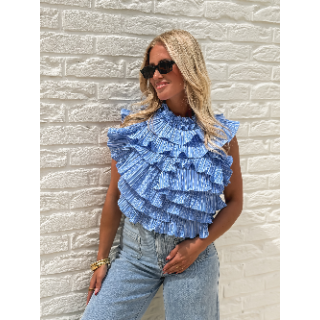 Blouse Paulia - Bleu