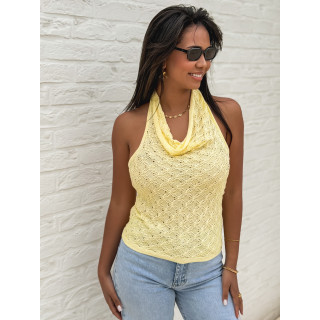 Top en tricot Chelsea - Jaune