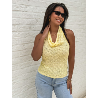 Top en tricot Chelsea - Jaune