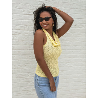 Top en tricot Chelsea - Jaune