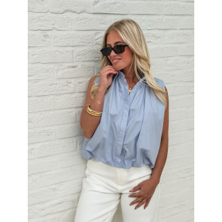 Chemise sans manches Delphia - Bleu ciel