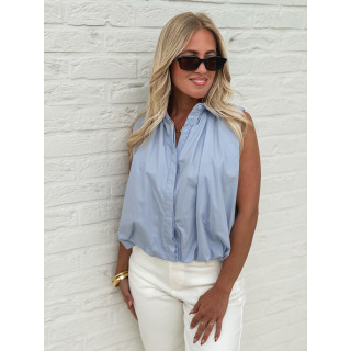 Chemise sans manches Delphia - Bleu ciel