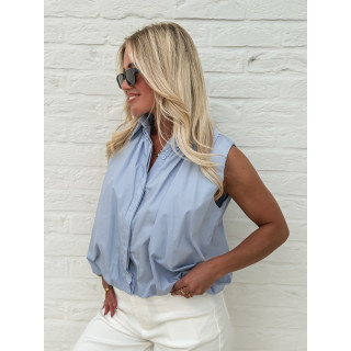 Chemise sans manches Delphia - Bleu ciel