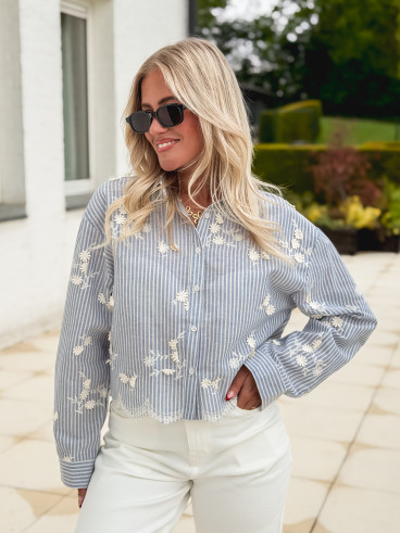 Chemise Blondine - Bleu
