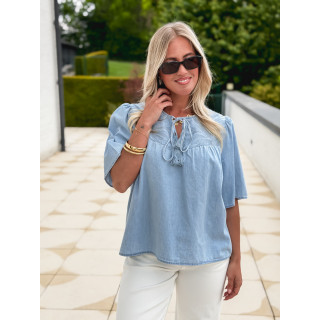 Blouse Bloom - Bleu clair