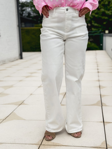 Jeans Musélia - Blanc
