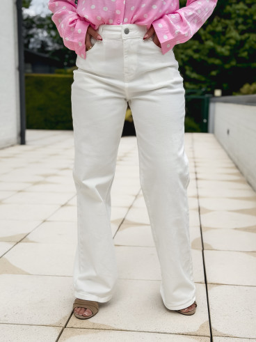 Jeans Musélia - Blanc