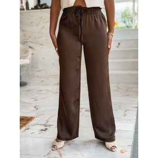 Pantalon fluide Molya - Chocolat