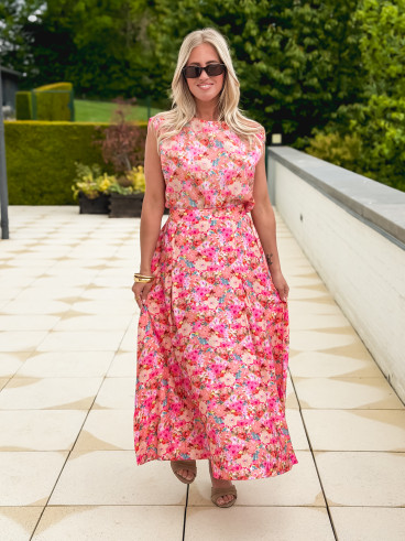 Blouse à fleurs Fadia - Rose