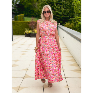 Blouse à fleurs Fadia - Rose