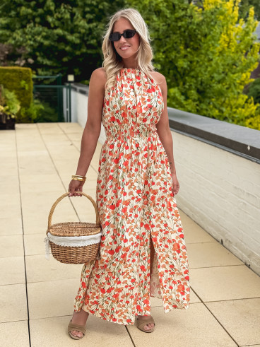 Robe longue Lauriana - Orange