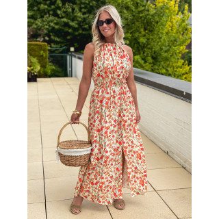 Robe longue Lauriana - Orange