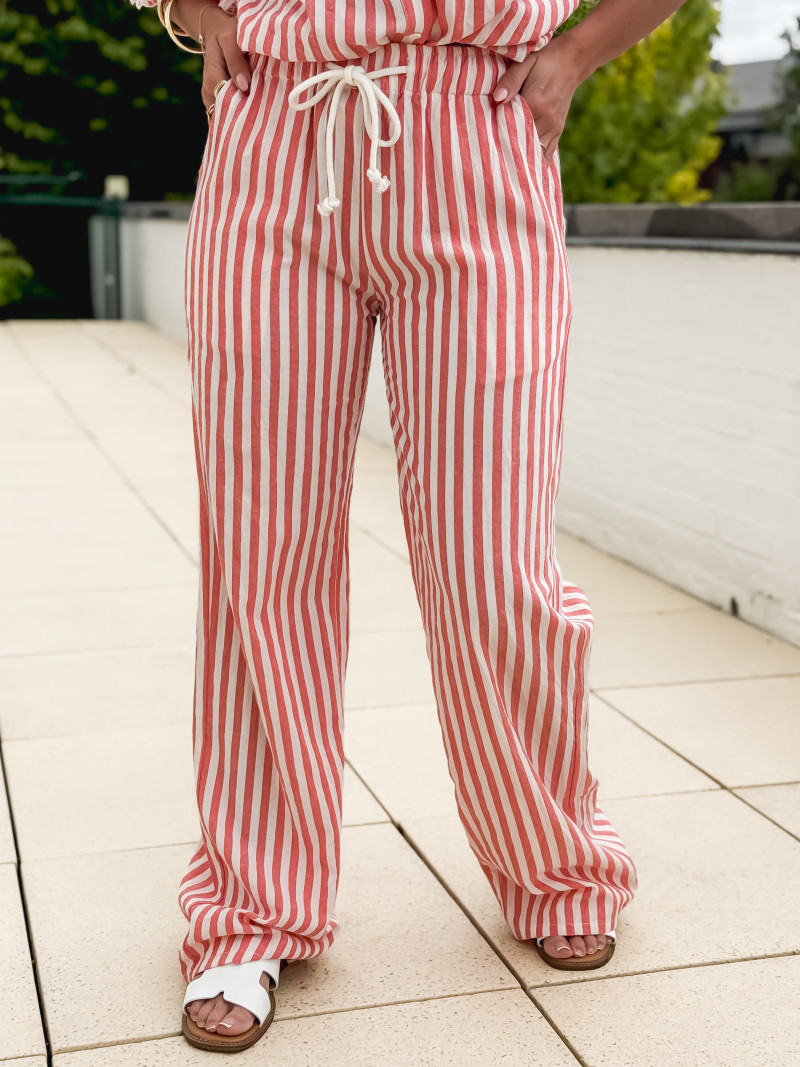 Pantalon Carina - Rouge