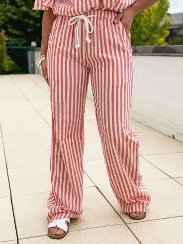 Pantalon Carina - Rouge
