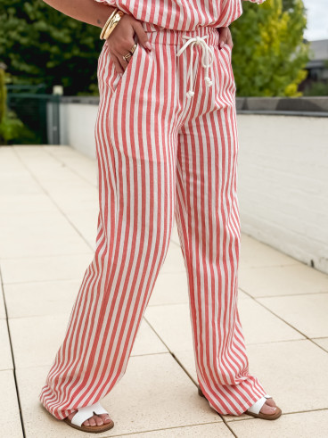 Pantalon Carina - Rouge