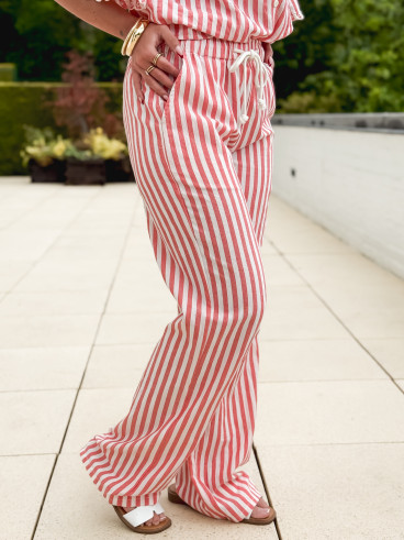 Pantalon Carina - Rouge
