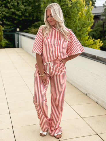 Pantalon Carina - Rouge