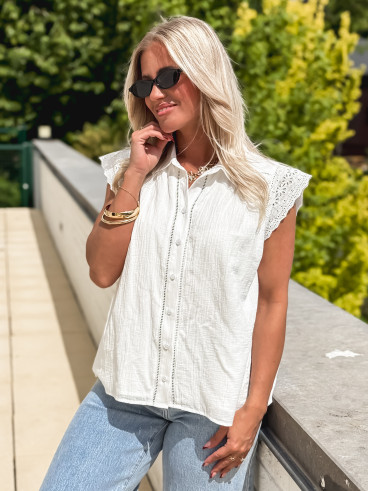 Chemisier Marilise - Blanc