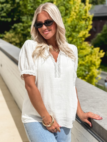 Blouse Farrah - Blanc