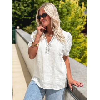 Blouse Farrah - Blanc