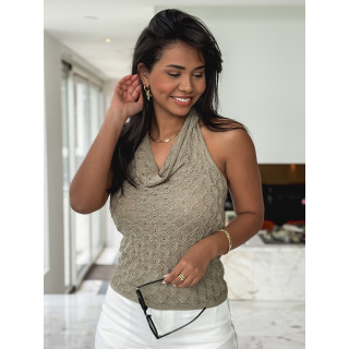 Top en tricot Chelsea - Taupe