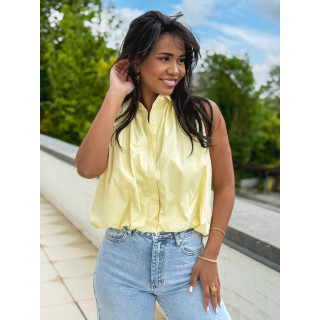 Chemise sans manches Delphia - Jaune