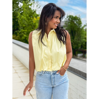 Chemise sans manches Delphia - Jaune