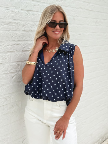 Blouse España - Bleu