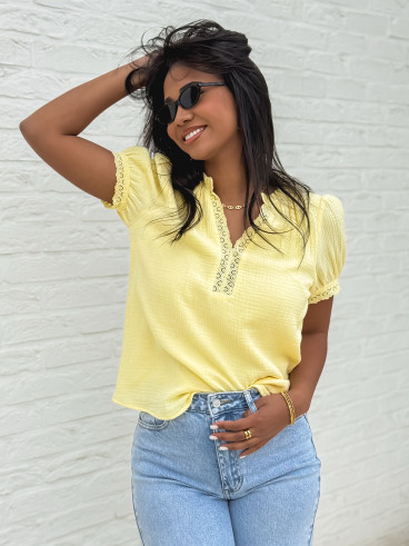 Blouse Farrah - Jaune