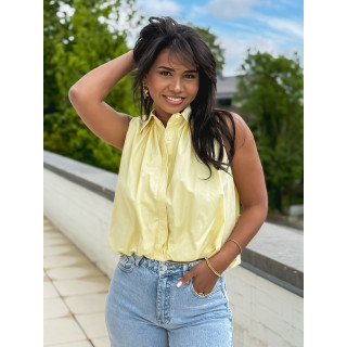 Chemise sans manches Delphia - Jaune