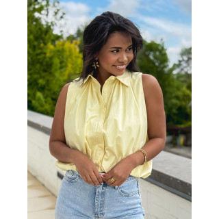 Chemise sans manches Delphia - Jaune