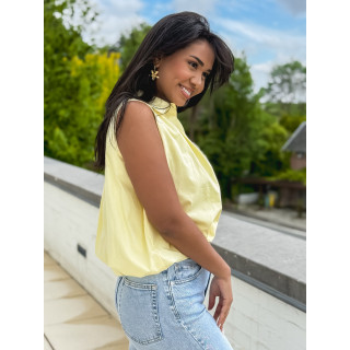 Chemise sans manches Delphia - Jaune