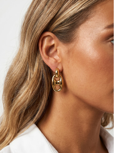 Boucles d'oreilles Paulie - Doré
