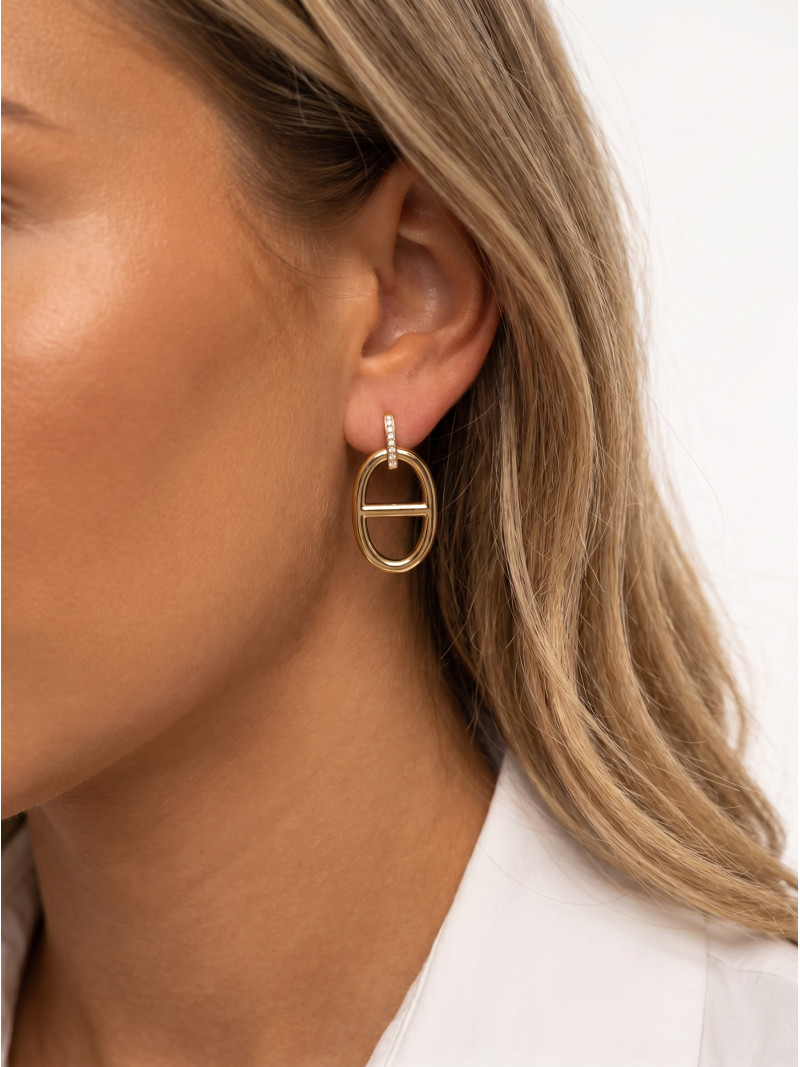 Boucles d'oreilles Naelia - Doré