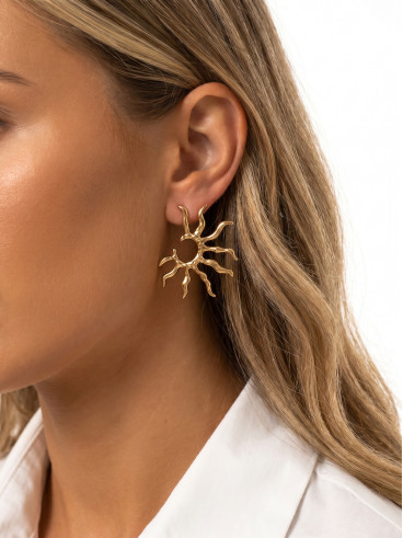 Boucles d'oreilles Sullivie - Doré