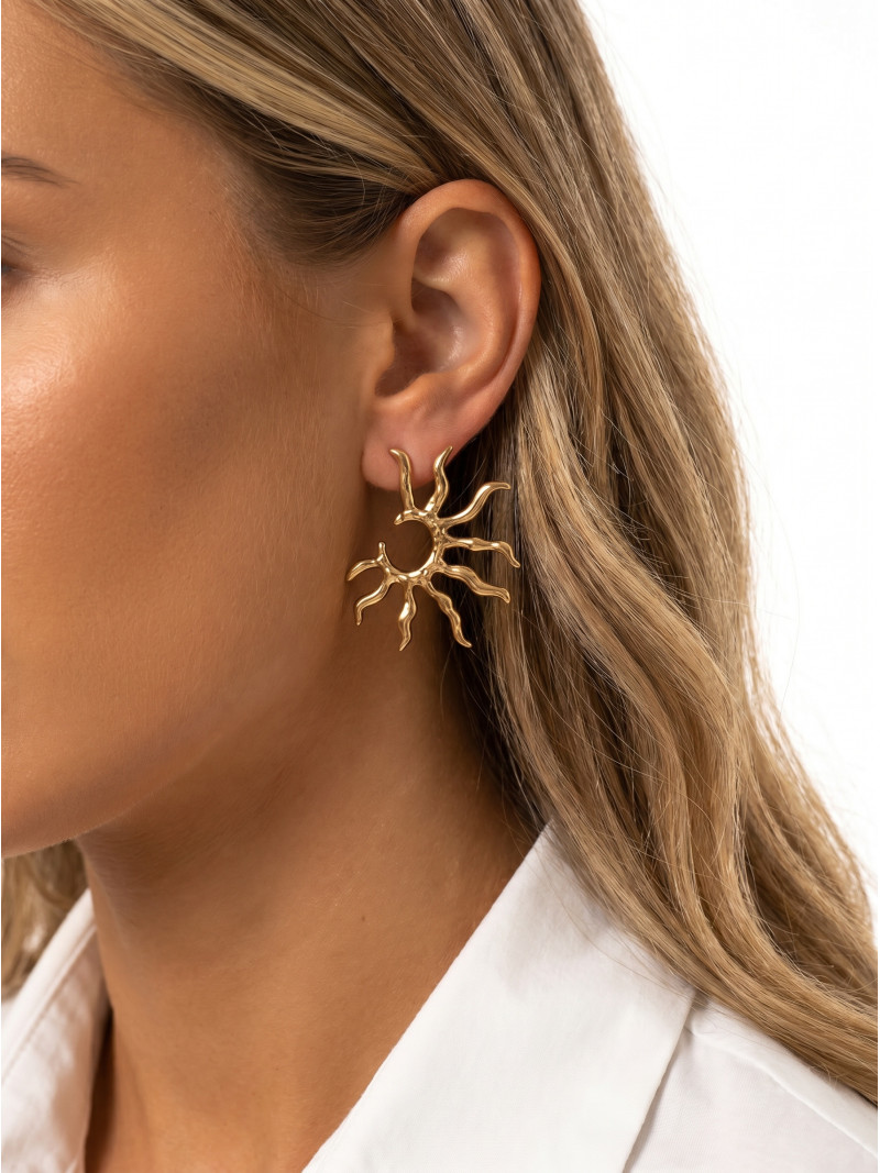 Boucles d'oreilles Sullivie - Doré