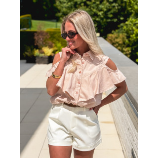 Chemisier en jeans Rosana - Rose